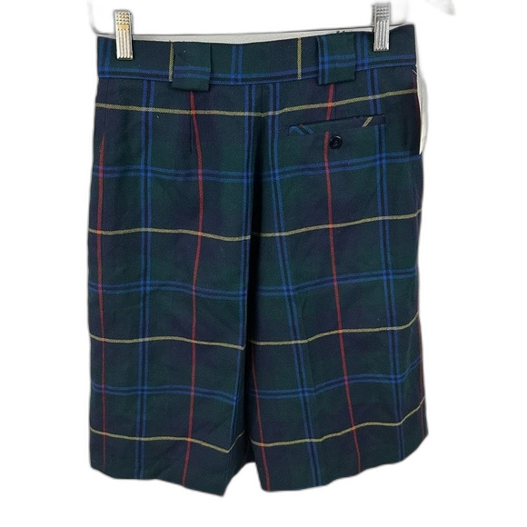 Greg Adams Vintage Plaid Tartan High Waisted Shorts NWT Size 8 - Picture 2 of 15